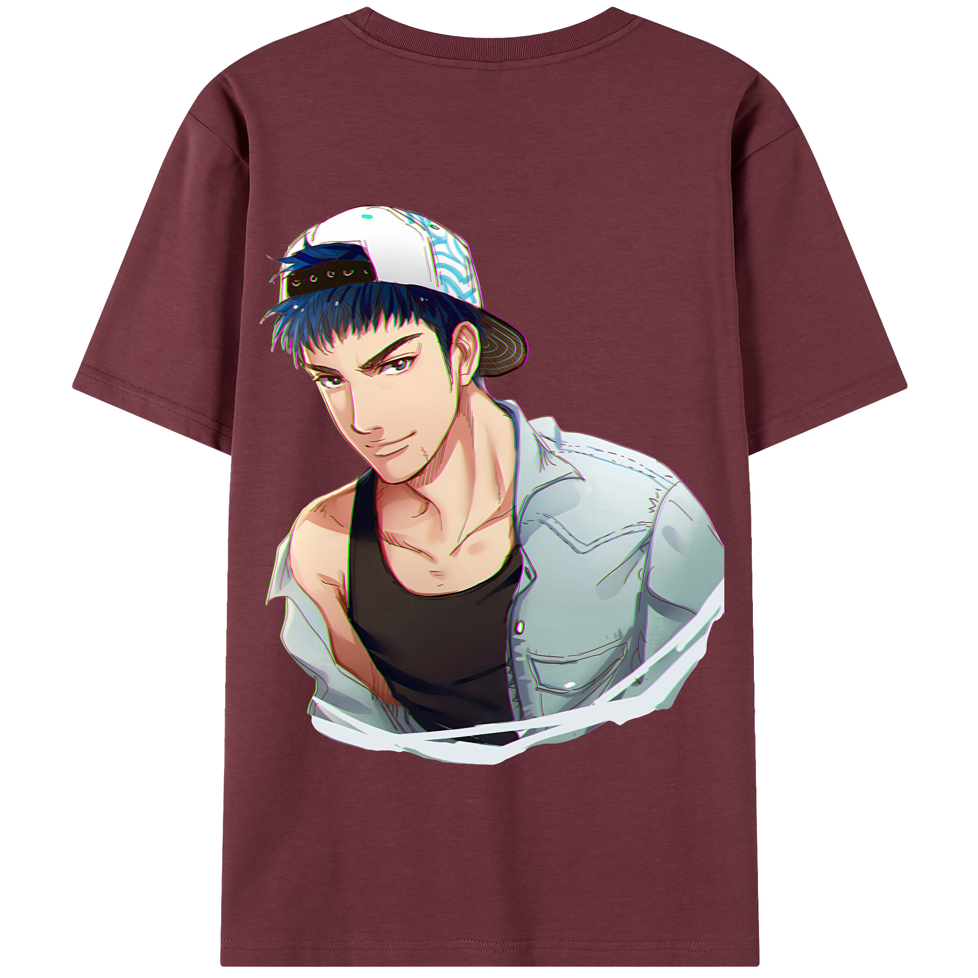 SLAM DUNK／スラムダンク 綿100％半袖Tシャツ（背面プリント）